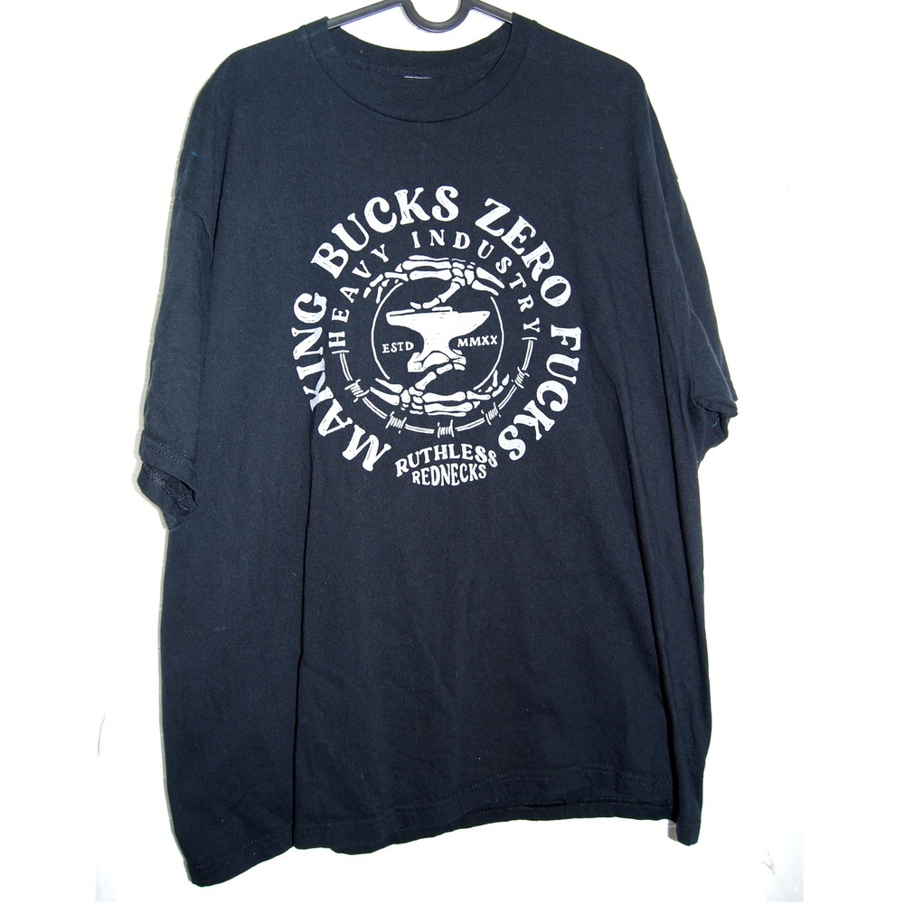 Men's biker t-shirt‎ size XL Ruthless Rednecks Graphic Tee (Expletive) words